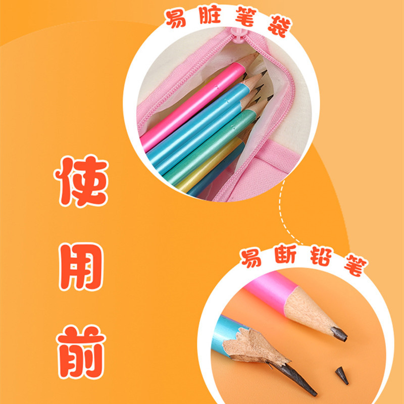 Candy-colored light transparent creative pencil cap pencil case portable silicone grip pen holder safe colorful universal protective case
