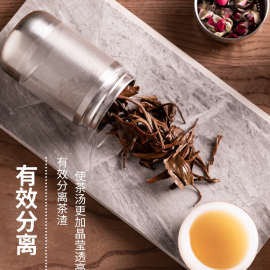 1JUE316不锈钢茶漏茶隔茶具茶滤网保温杯茶叶泡茶过滤器茶水分离