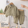 Spring autumn cardigan suitable for men and women girl's, set, children's clothing, 2023 years, children's clothing, long sleeve, Korean style