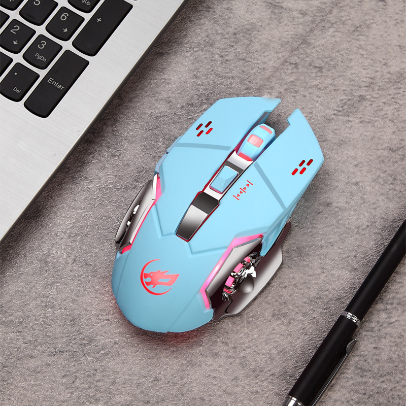Silent Esports Games Charging Wireless Mechanical Mouse_voghion.com