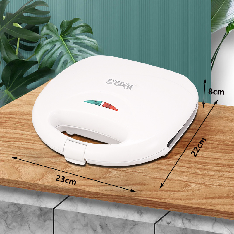 Ganador estrella transfronterizo dedicado sandwichera máquina de desayuno multifunción tostadora británico estándar europeo en stock