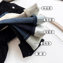 上海单农旗舰店/法棍裤！加绒软牛仔 窄版九分流行烟管裤G102816