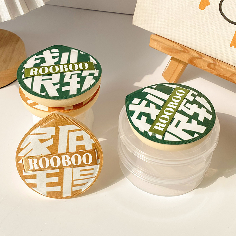 Marshmallow 100-Point Cushion Puff for Liquid Foundation, Extra-Large, Non-Powder-Absorbing, Suitable for Both Dry and Wet Use, Recommended for Super Soft and Flawless Application