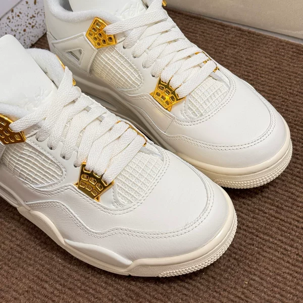 High-end JOR AJ4 OG DAN athletic and casual sneakers, unisex mid-top retro basketball shoes, Hot Molten Bulls