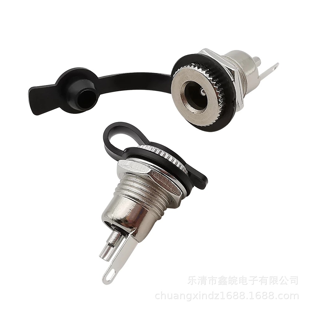 供应DC099插座5.5 *2.1开孔11MM金属全铜大电流DC电源插座