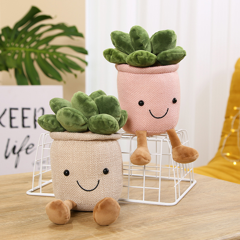 Muñecas de plantas suculentas simuladas muñecas de peluche muñecas de maceta muñecas de tela muñeca decoración para el hogar