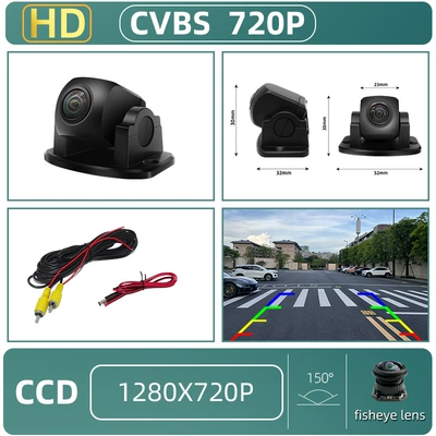New Car Rearview Camera Vehicle camera - ultra-clear-ccd-cvbs-fisheye-wide-angle-lens