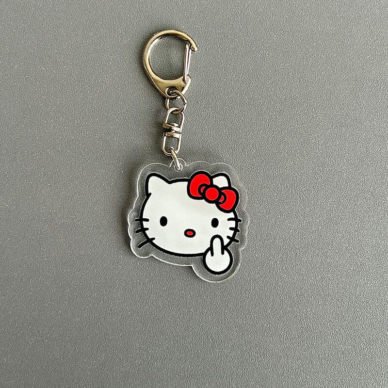 メーカー卸売りの爆発的なアクリルストラップ日系アニメかわいい筆袋バッグ小ストラップ学生のキーホルダー飾り|undefined