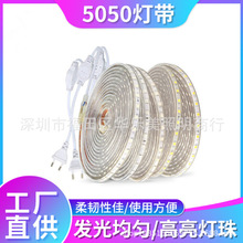 led5050灯带 高压220V 一米60珠 灯条防电 柔性软灯条 背景墙灯带