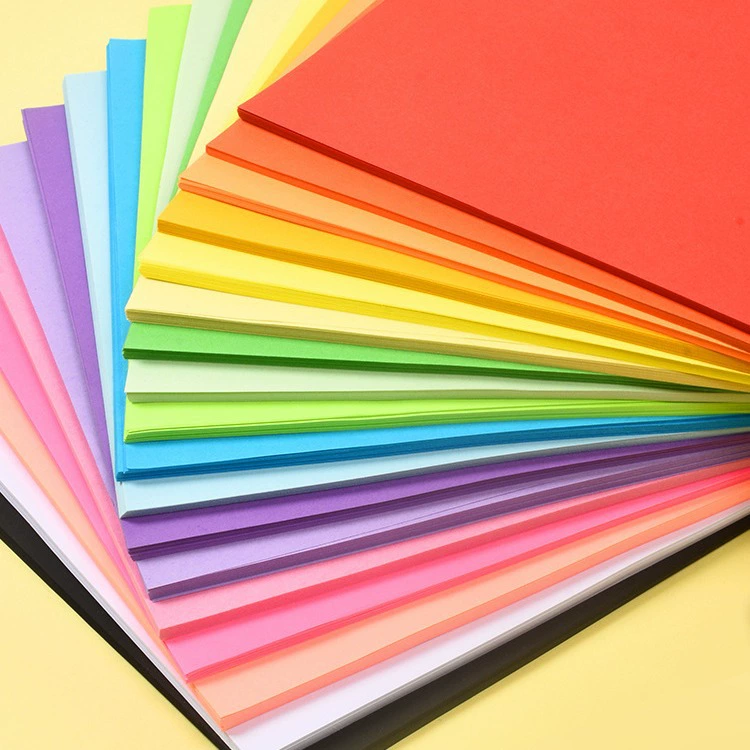 Цветная бумага для копирования a4 многоцветная бумага для печати детский сад двухсторонняя цветная бумага ручной работы складная бумага для резки картон 80 г