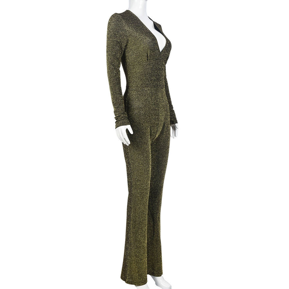 Wearable Women Clothing Nazada V neck Long Sleeve Sexy Cutout Stretch Jumpsuit Women 6 Wearable Women Clothing Nazada V neck Long Sleeve Sexy Cutout Stretch Jumpsuit Women