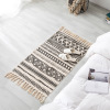 Retro ethnic Scandinavian sofa for bed, coffee table, carpet, ethnic style, cotton and linen