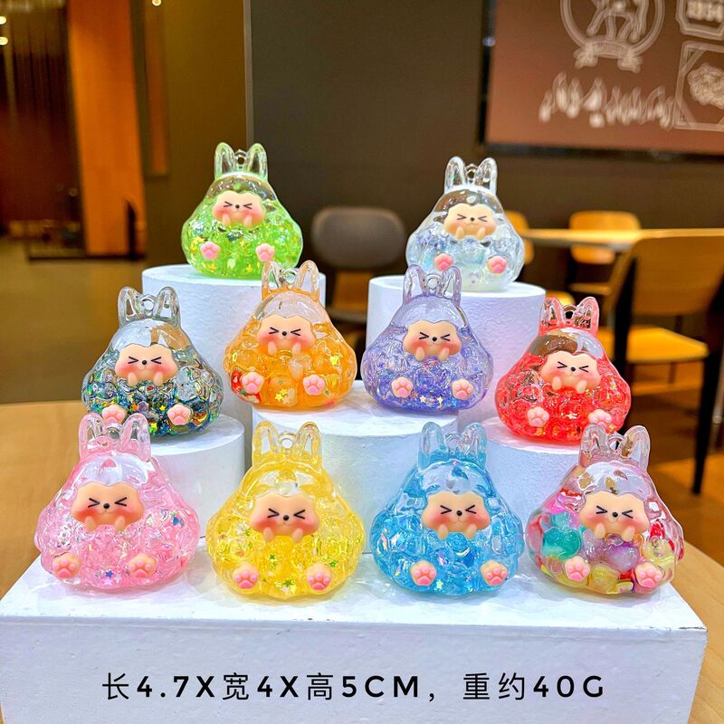 small size Tata quicksand KIKI shopping mall blind box hand desktop ornaments car key pendant diy jewelry accessories