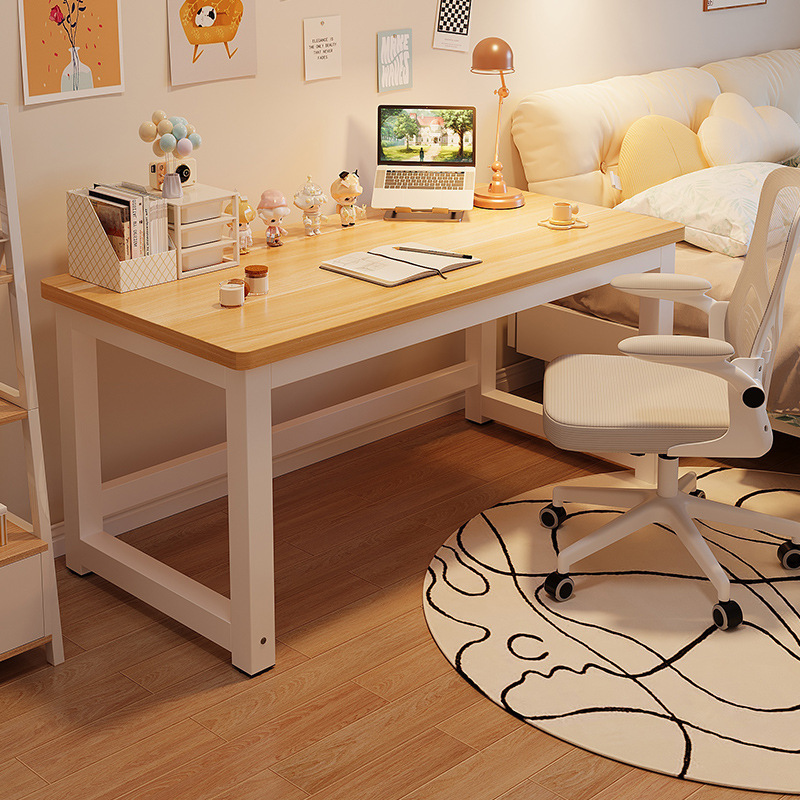 Desk Bedroom Home Desk Desktop Computer Desk Students Learning to Write E-Sports Small Class Table Thickened Log