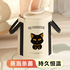 Foot bath tub foldable portable household adult over calf without installation foot washing basin bag over knee foot bath adult model thickened