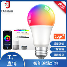 涂鸦智能球泡 RGB+CCT WIFI协议AC220-240V 中山源头工厂 跨境专