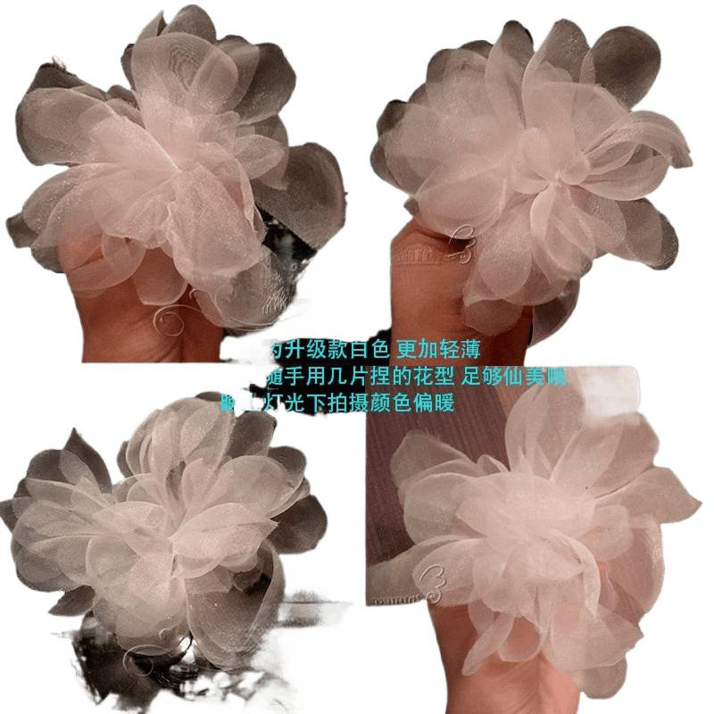 婚纱礼服花片装饰花瓣欧根纱大手工蛋糕彩色裙子立体衣帽水滴|undefined