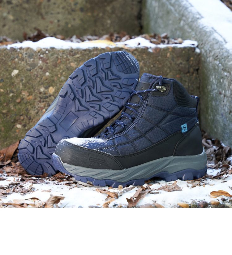 Wool Fur One Wool Boots Men's Coldproof Boots Padded Thickened Outdoor Tall Cotton Boots_voghion.com