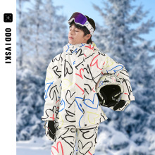 oddivski2024新款儿童滑雪服男女同款3L压胶防水防风户外滑雪装备