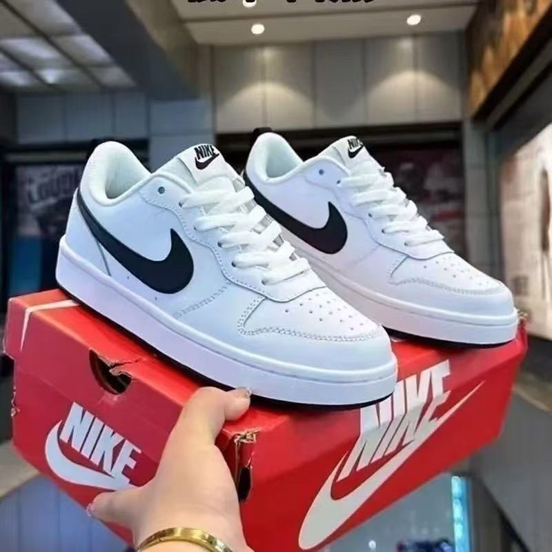 Putian New Model Pure Original Court White and Black Trendy Air Force Low-Top Unisex Versatile Casual Sports Sneakers