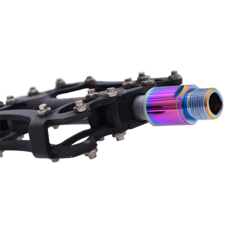 Bicicleta de montaña pedal extensor extensión eje 20mm extender accesorios cromo molibdeno rodamiento acero