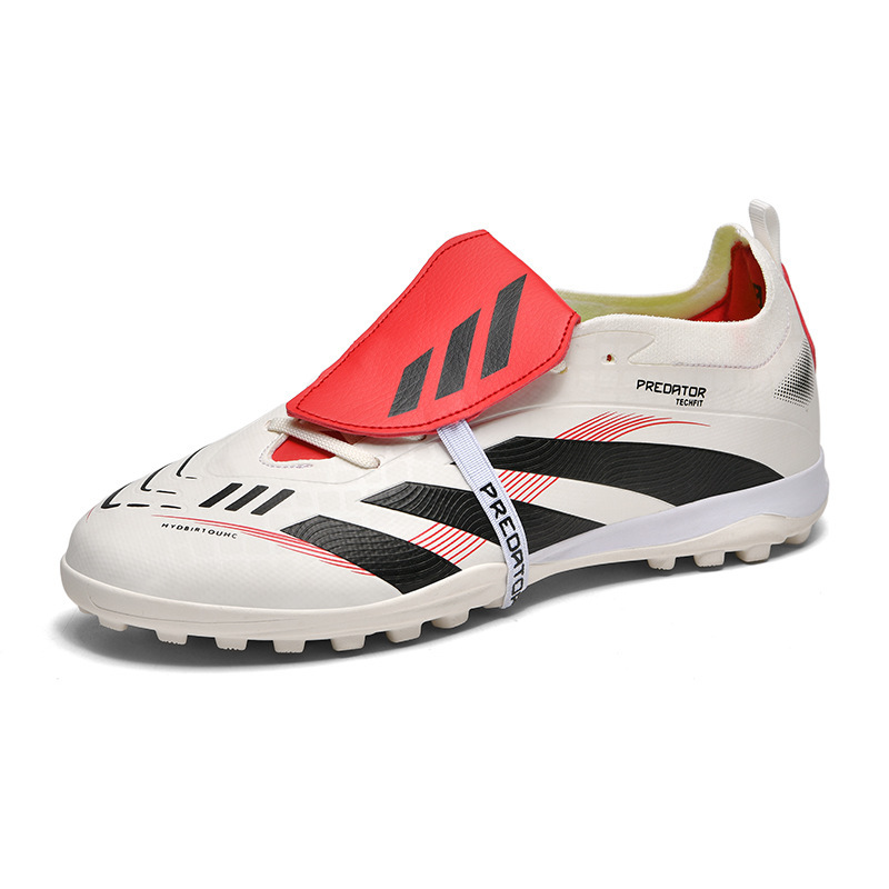 Nuevos zapatos de fútbol transfronterizos Messi Ronaldo clavos cortos zapatos de entrenamiento de la Copa del Mundo juvenil clavos ligeros y cómodos