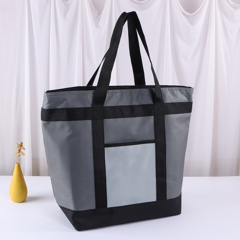 大容量保温袋手提袋定制午餐包单肩保温便携冰包保鲜野餐包外送