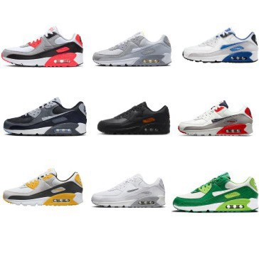 High-Quality Air Max 90 Foreign Trade Men's and Women's Shoes Cross-Border Private Domain Independent Station Air Ma 90 Shoes Supply