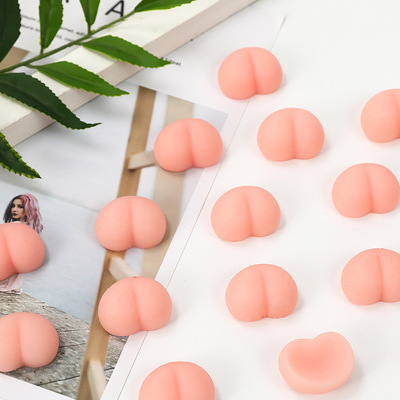 originality Super adorable Tuanzi Crayon Shin Chan Fart Peach Mobile phone shell parts honey peach Le tweak Decompression toy