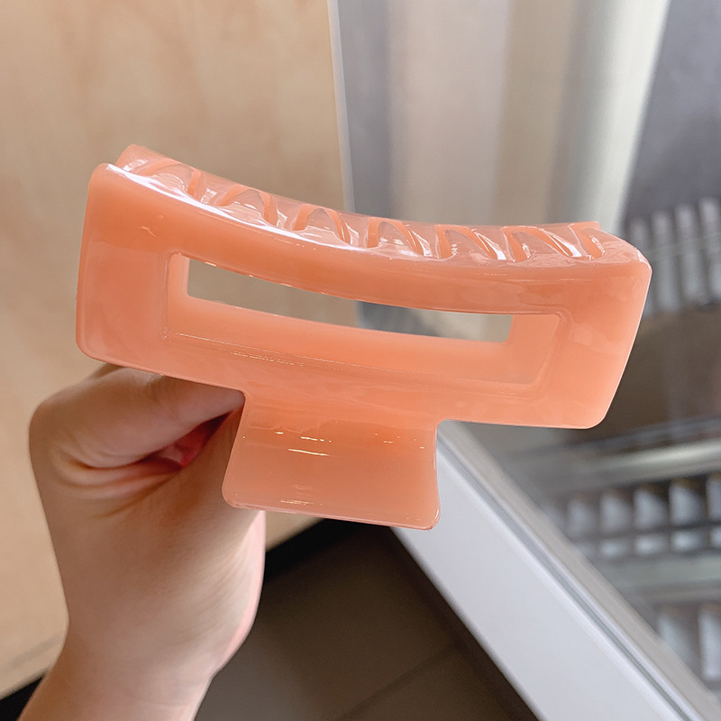 Alto Grado de gran tamaño horquilla para las mujeres 2024 nueva cabeza clip pelo volumen tiburón clip tocado horquilla