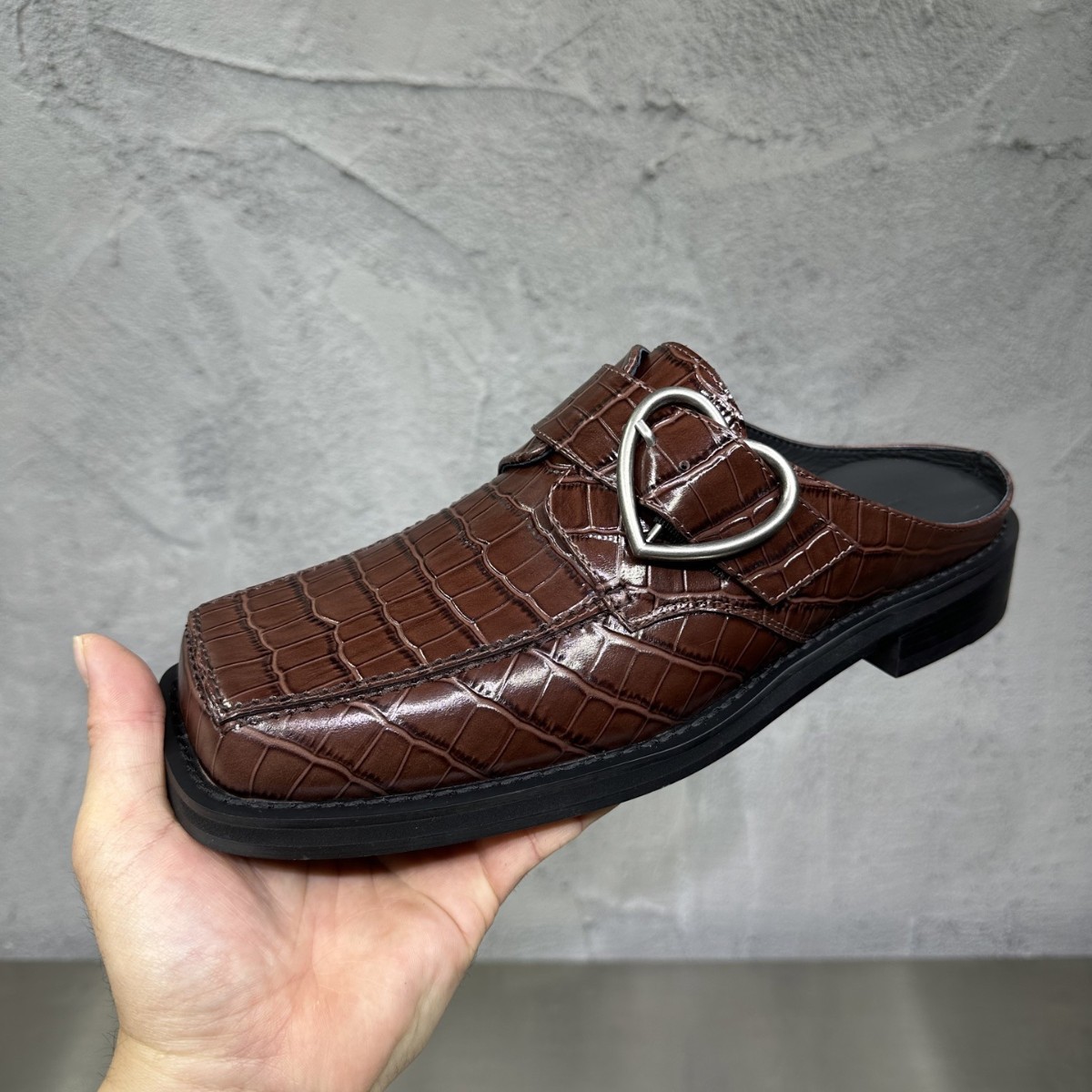 Quality Shoes Fashion Trend Men's Youth Outdoor Toe Black Thick Sole Platform Shoes Large Size Height Increasing Casual Versatile_vogvips.com