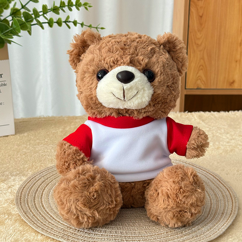Transfronterizos Teddy Bear muñecas de peluche muñecas de tela regalo de graduación de chicas regalos de eventos logotipo imprimible