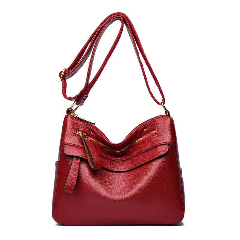 Cross-border New Large Capacity Women's Shoulder Bag, Korean Style Casual Versatile PU Crossbody Bag for Work and Commuting - Thumbnail 7