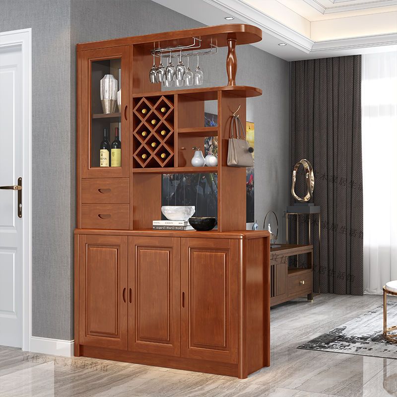 solid wood Partition cabinet a living room Two-sided Shoe cabinet Entrance cabinet The door a living room cabinet a living room Partition cabinet Storage cabinet Wine cabinet