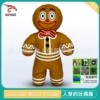 Smiling gingerbread man
