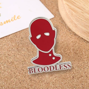 Bloodless Badge Baldur's Gate Enamel Pin Rpg Brooch Gamer Gift Backpack Decoration Clothing Accessories