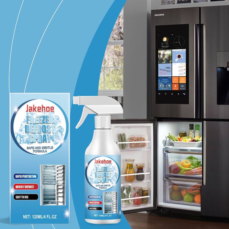 Jakehoe Freezer Defrosting Spray Freezer Ice Machine Window Faucet De-Icing and Defrosting Multi-Purpose Spray