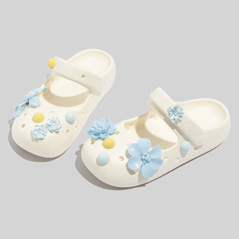 Unique Designer Clogs for Women 2026 Summer New Style Mary Jane Shoes with Single Strap, Fashionable Versatile Casual Slippers