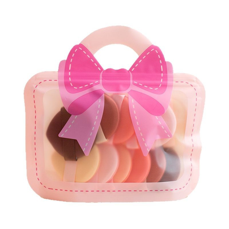 Macaron cojín soplo versión de hojaldre super suave en contacto con el agua para agrandarse 10T base de crema BB súper gruesa maquillaje de doble cara mar