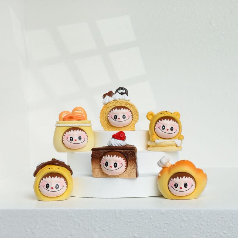 卸売りDIY樹脂部品萌え粒食游ケーキ6種類の自作モデルブラインドケース潮游置物ブラインドケースかわいい|undefined