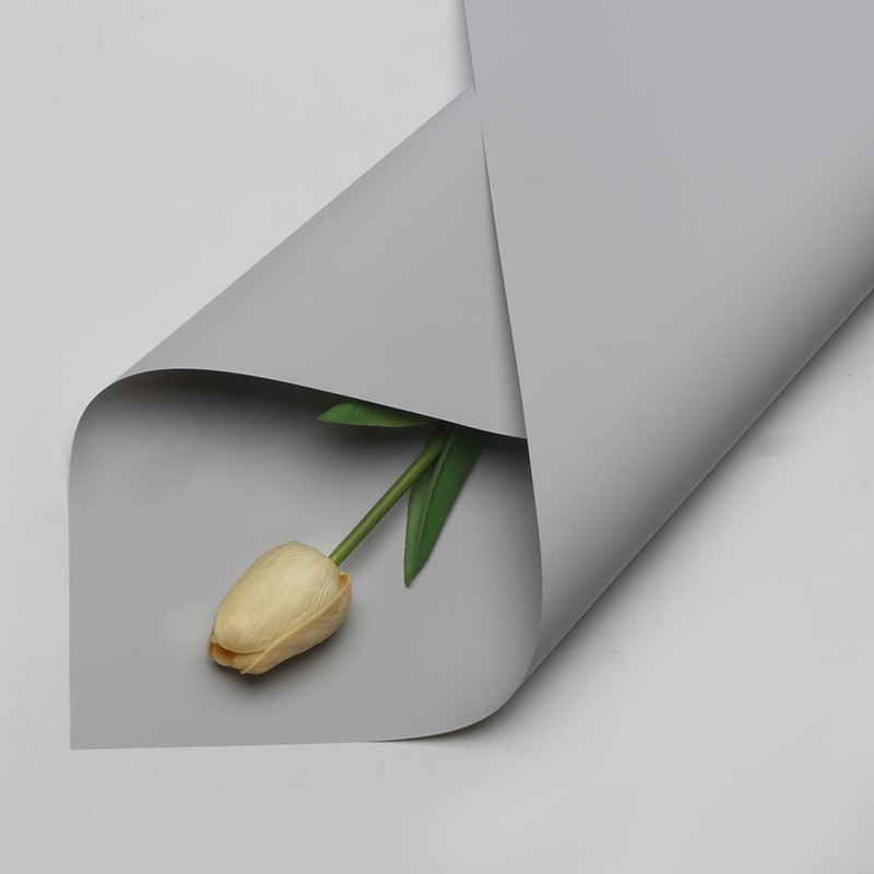 Huaxi Color sólido de doble cara Papel Ouya Material de embalaje de flores al por mayor Floristería Paquete de flores Material de flores Papel de embalaje de ramo