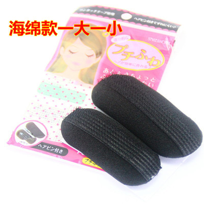 Japonés y coreano pelo esponjoso raíz almohadilla de pelo dispositivo invisible sin fisuras palo esponjoso plano de aumento de pelo Dispositivo de espalda Cabeza esponja almohadilla de pelo