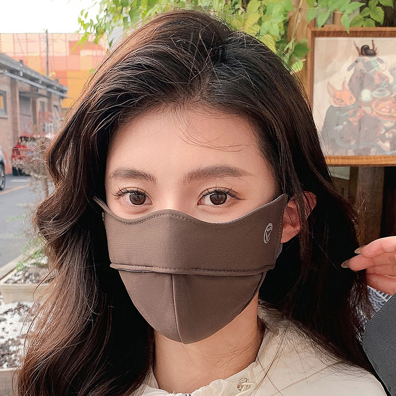 2025秋冬女性用暖かいマスク、5D立体目の保護、ベルベットの柔らかいフィッシュボーン、高見えする防寒サイクリングマスク|undefined