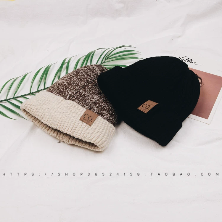 Шляпа мужская зимняя вязаная шерстяная шапка утолщенная приливная корейская версия плюшевая теплая и ветрозащитная молодежная зимняя мужская холодная хлопковая шапка