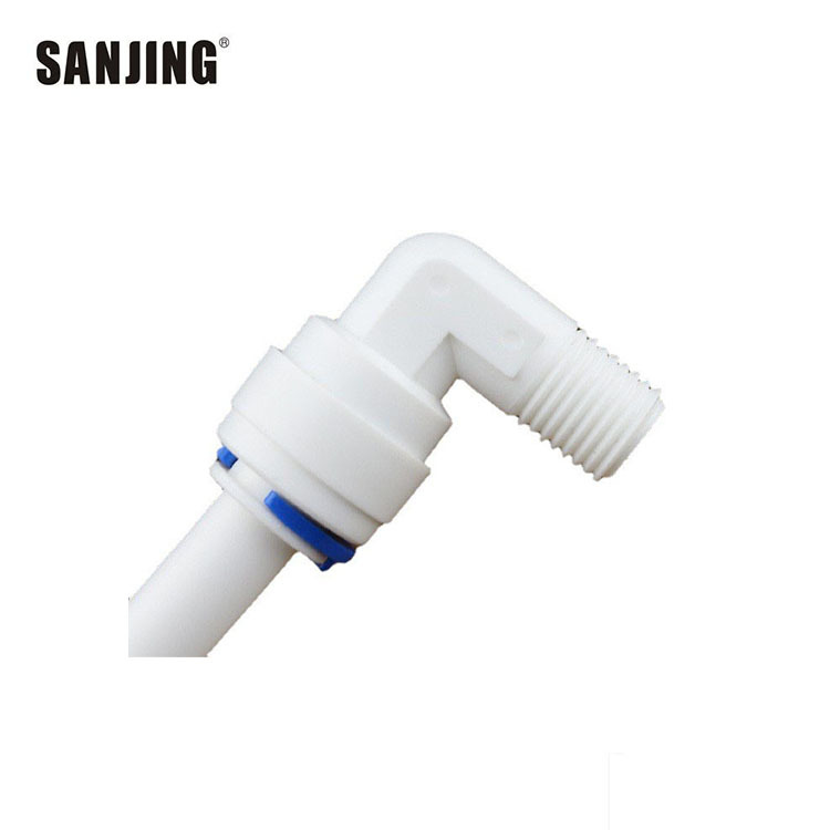 Venta al por mayor 6062 purificador de agua conector rápido 1/8 puntos dientes vuelta 3 puntos tubo 1812 membrana Shell tres puntos adaptador de entrada de agua