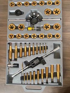 45-Piece Metric and Inch Tap and Die Set, Hand Tap and Die Set, Hand Tap and Die Set, Metric Tap and Die Set