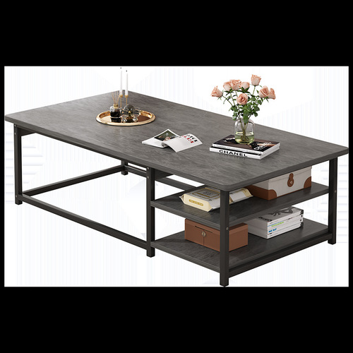Suitable for coffee table iron simple modern living room small apartment home coffee table Nordic Italian style rectangular simple