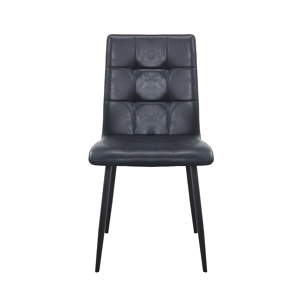 Mesa de comedor de estilo nórdico silla de respaldo de malla doméstica minimalista, silla de comedor de estilo medieval negro image 6