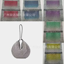 跨境新款网钻6mm手工喷色水钻包网钻片渐变色产家直销DIY现货批发