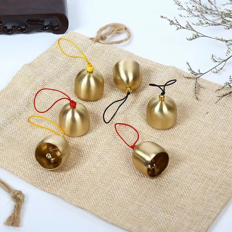 Wind Chimes and Accessories Copper Bells with Bell Hammers That Can Ring Metal Small Bells Wind Chimes DIY Materials Christmas Bells Manufacturer 1